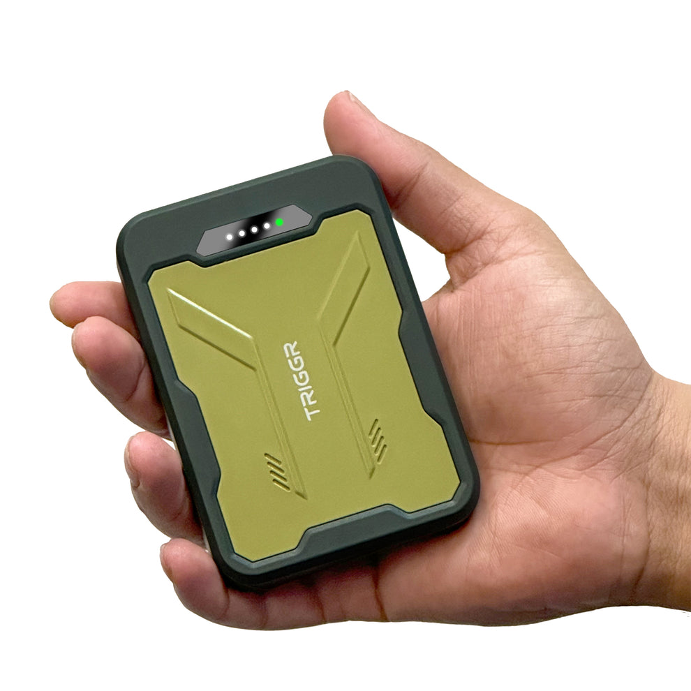 TRIGGR Volt V1, 10000mAh Pocket-Size Power Bank, 22.5W Quick Charge